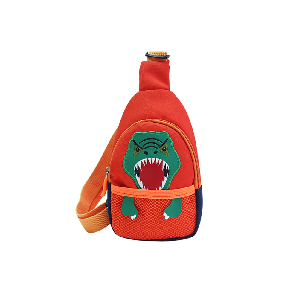 BD-GM05 Orange Cartoon Dinosaur Kids Chest Pack