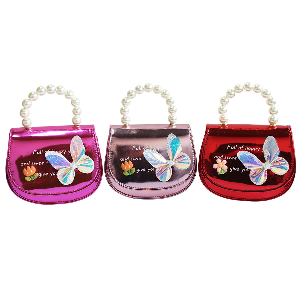 4097 Multicolor Sweet Style Pearl Hand Chain Handbag