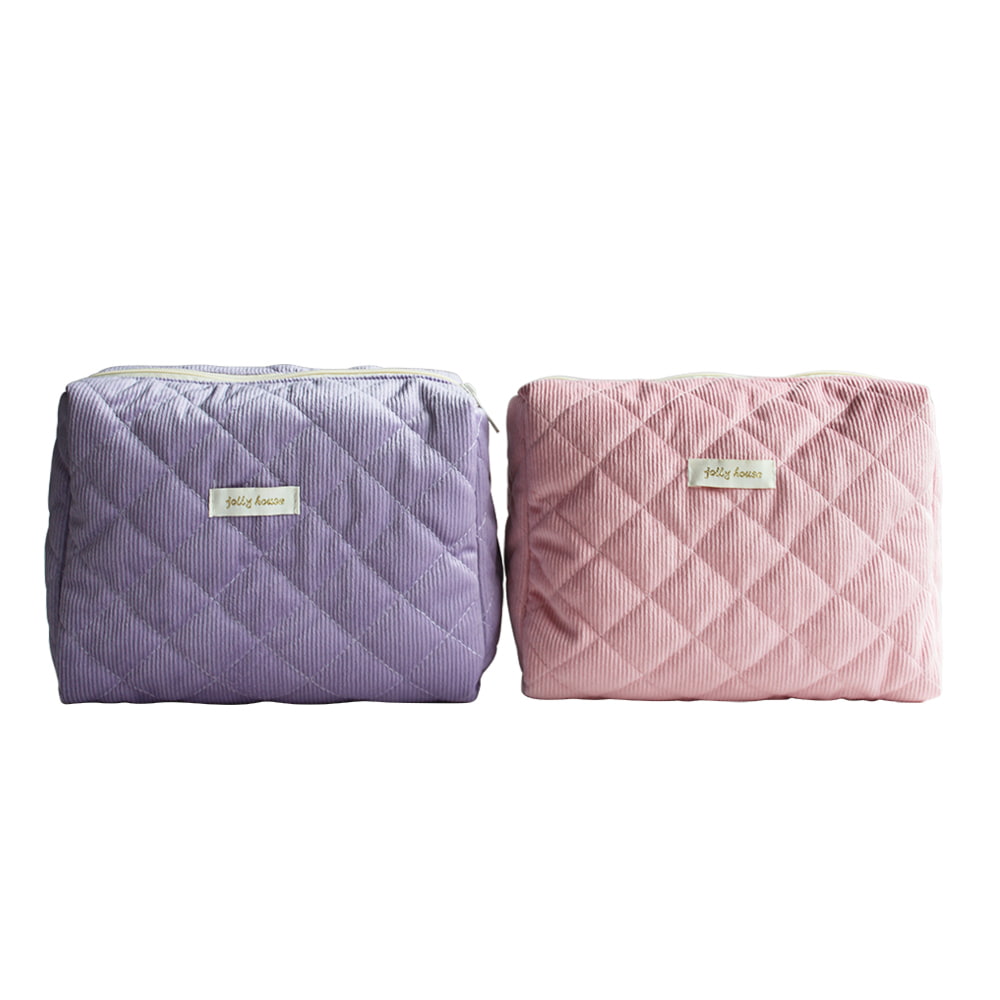 BD-GM10 Large Travel Quilted Cosmetic Makeup Storage Bag