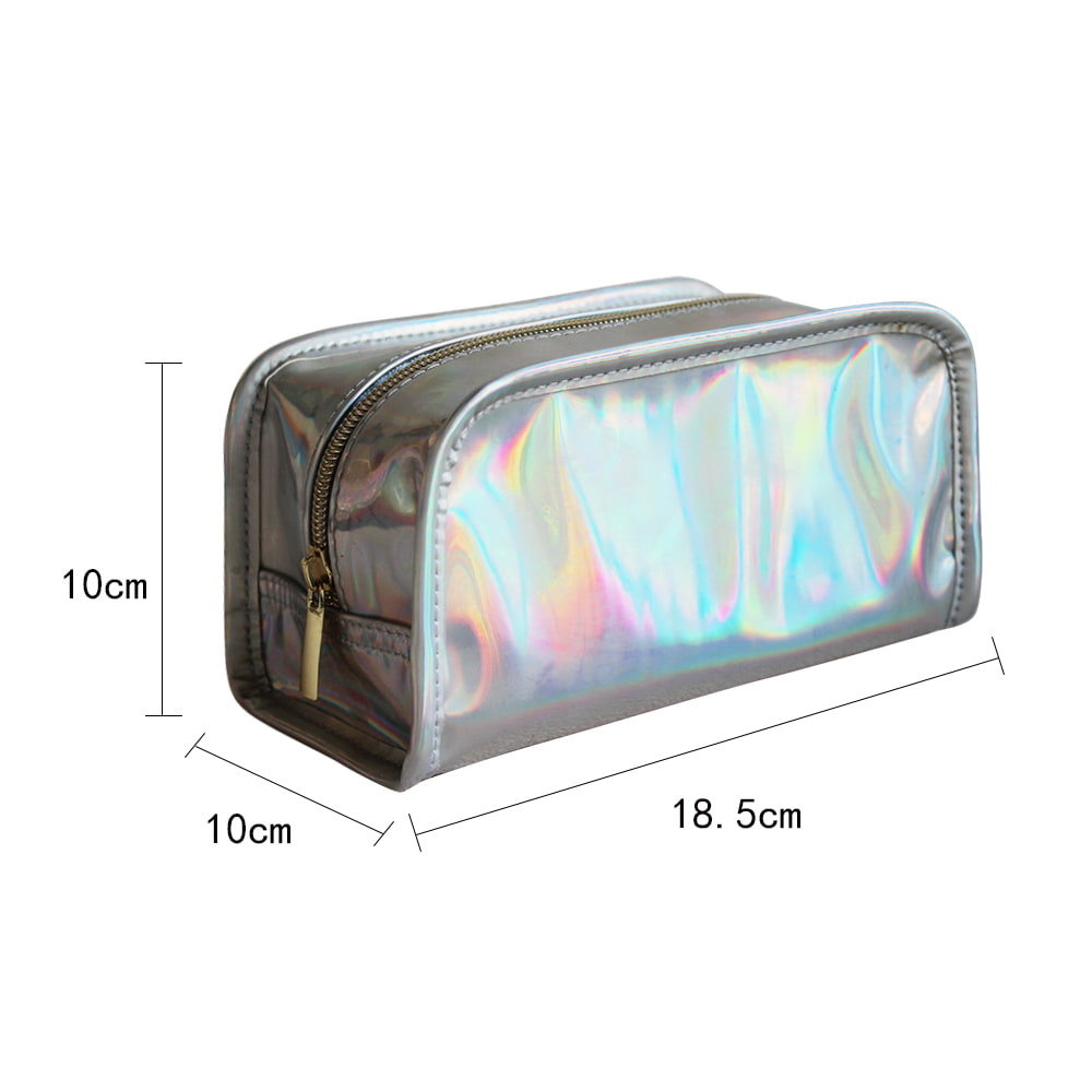 0026 Shiny Holographic Zipper Cosmetics Storage Bag