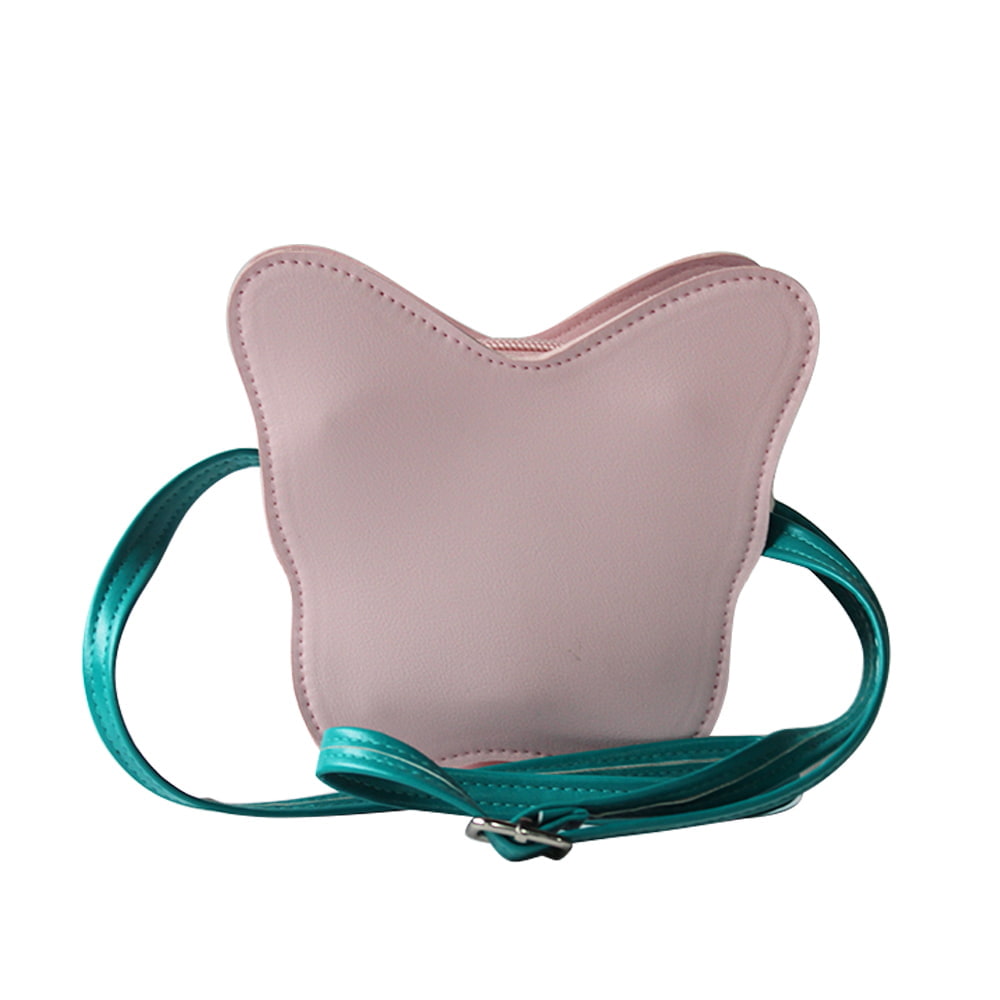 4063 Pastel Butterfly Shaped Girls Crossbody Bag