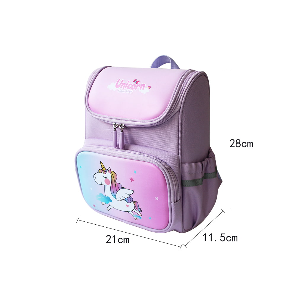 4080 Multicolor Cartoon School Backpack For Kids