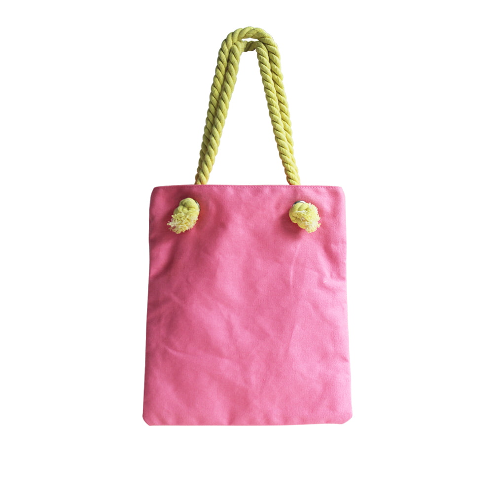 4093 Lightweight Girls Pink Sunshine Cotton Tote Bag
