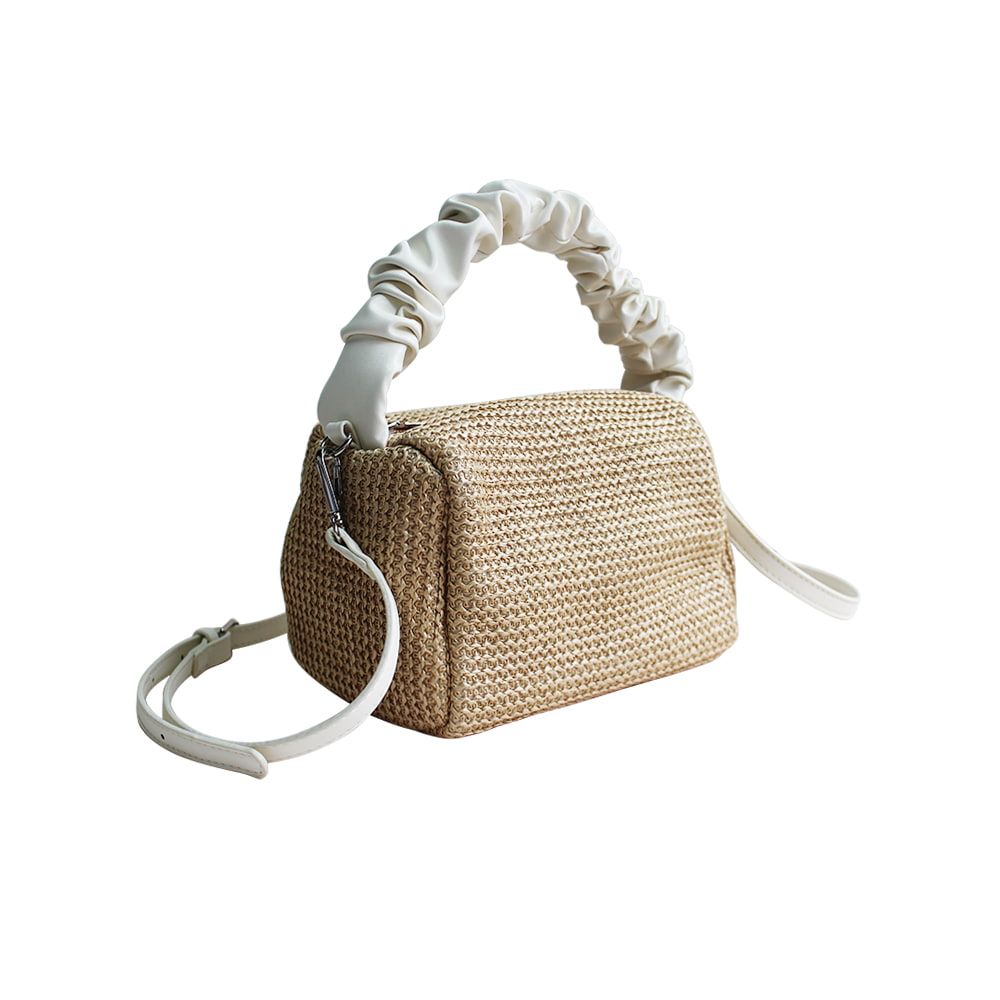 BD-GM04 Straw Woven Elegant Fancy Ladies Mini Tote Handbag