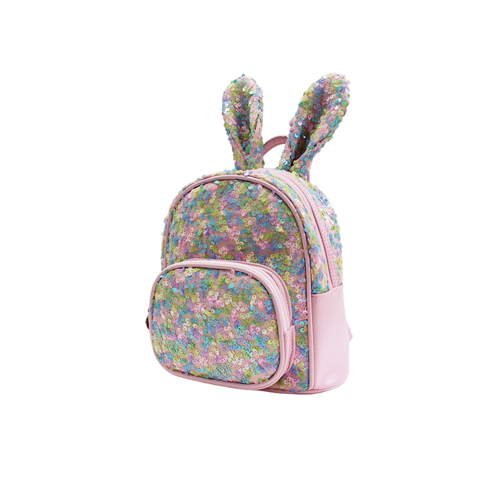 4051-2 Lovely Rabbit Sequin Children School Backpack