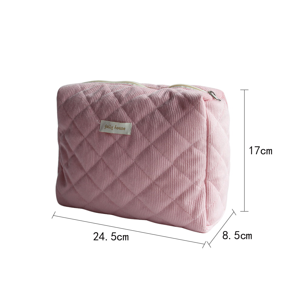 BD-GM10 Large Travel Quilted Cosmetic Makeup Storage Bag