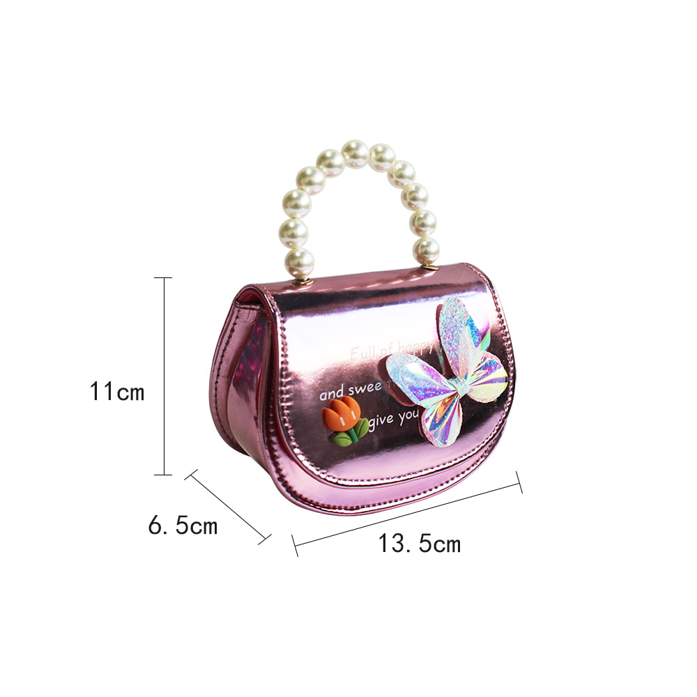 4097 Multicolor Sweet Style Pearl Hand Chain Handbag