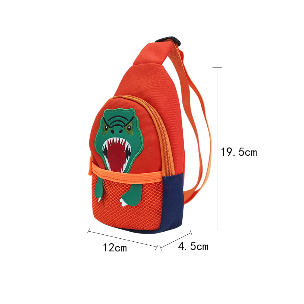 BD-GM05 Orange Cartoon Dinosaur Kids Chest Pack