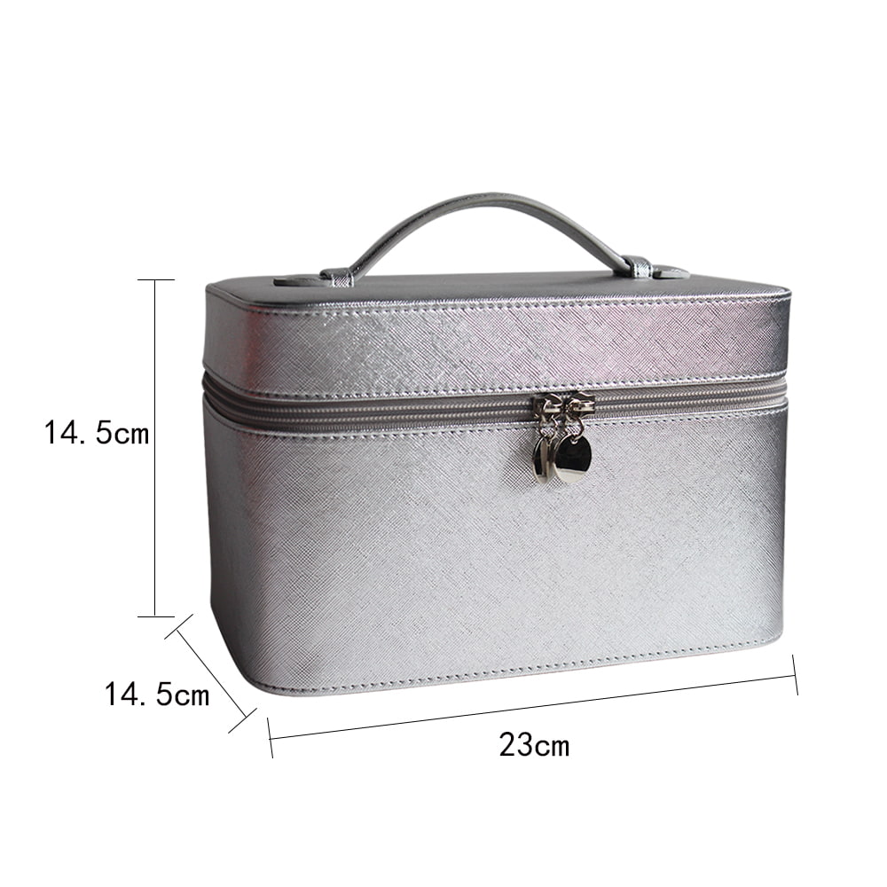 4070 PU Waterproof Portable Travel Makeup Organizer Case