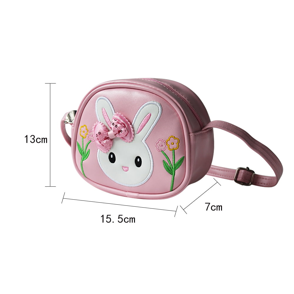 4067 Adorable Bunny Little Girls Crossbody Bag