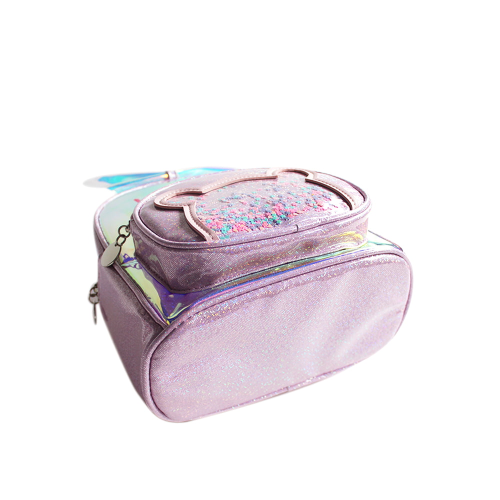 4666 Transparent Holographic Children School Backpack