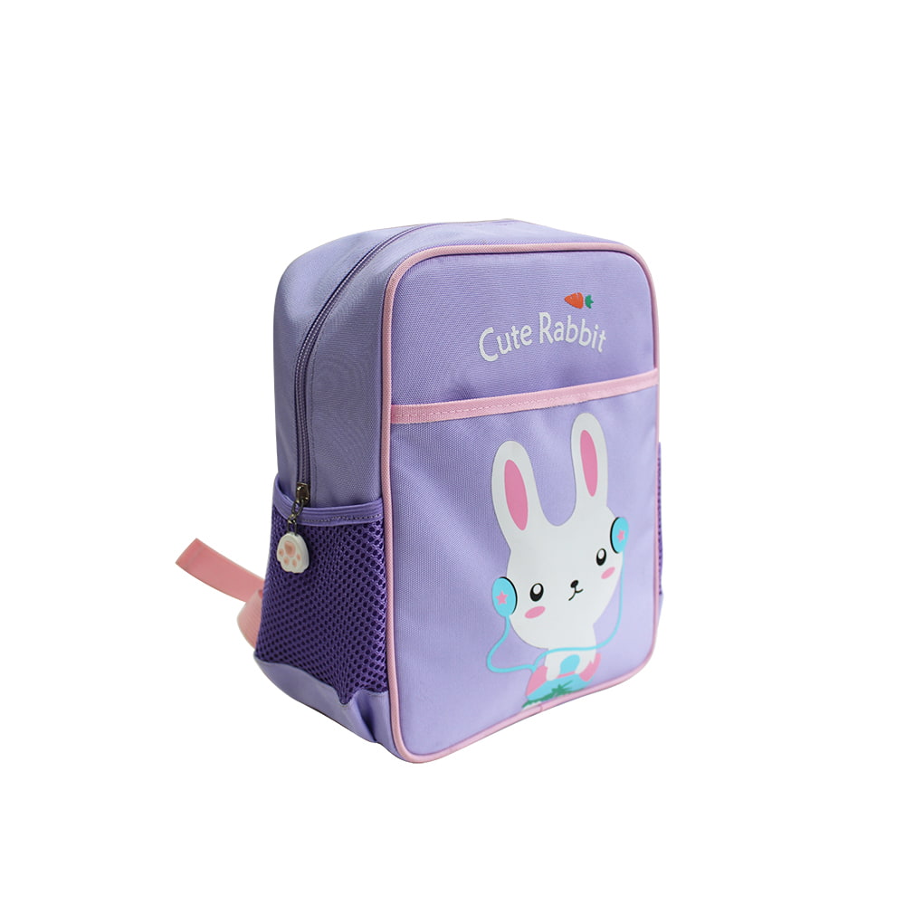 4309 Cute Bunny Print Student School Bag for Girls