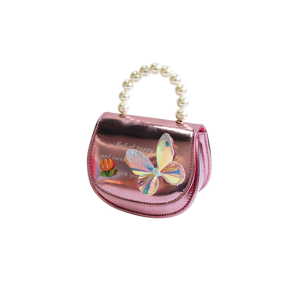 4097 Multicolor Sweet Style Pearl Hand Chain Handbag