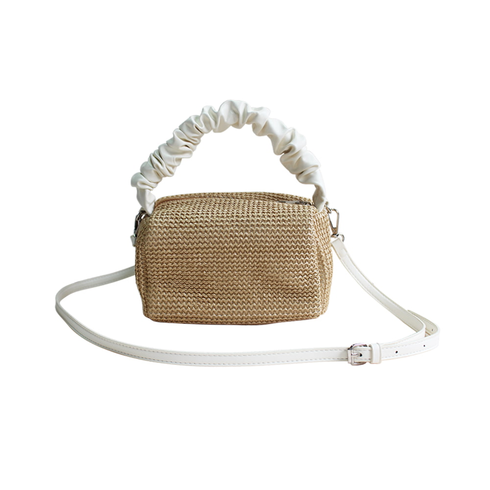 BD-GM04 Straw Woven Elegant Fancy Ladies Mini Tote Handbag