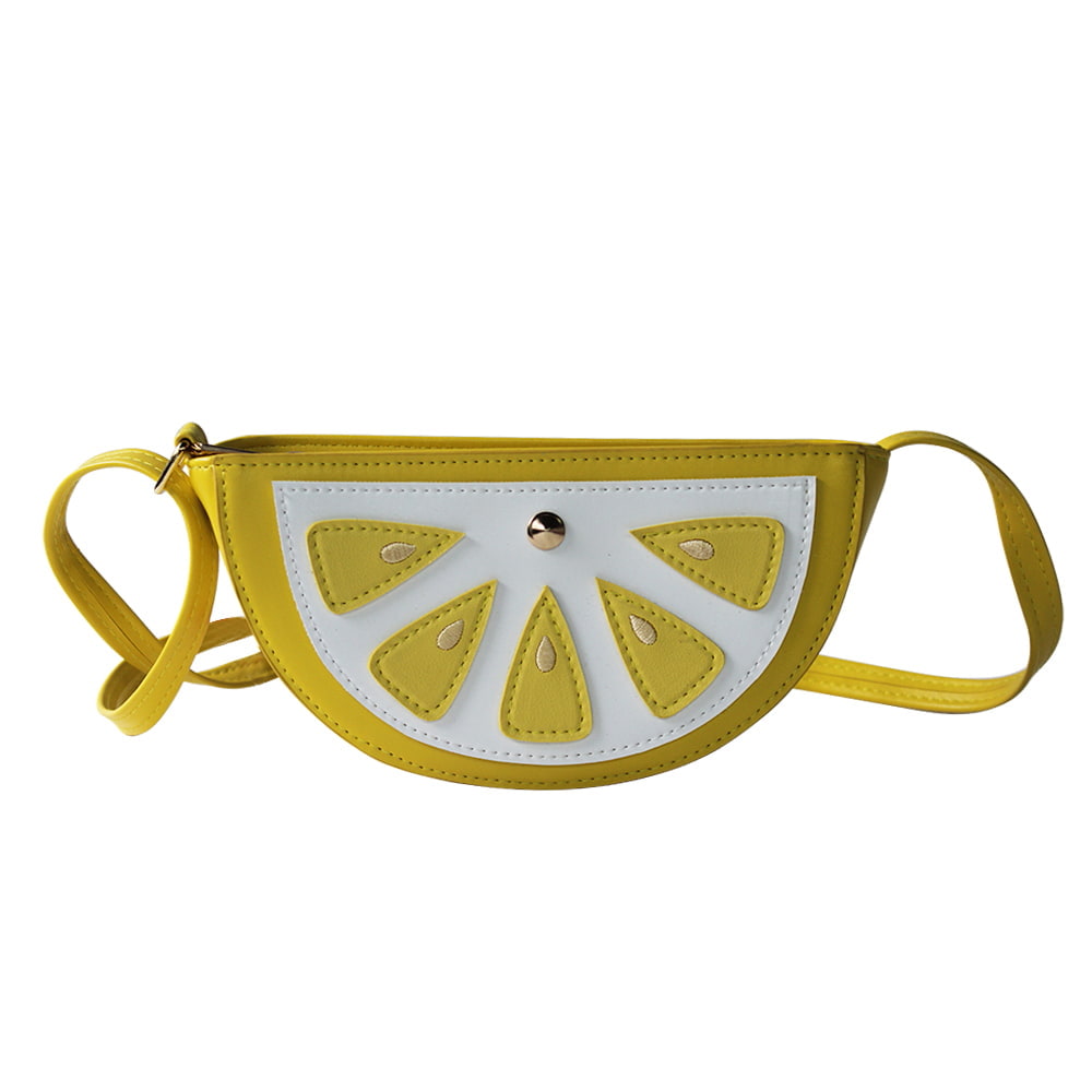 4078 Cute Lemon Slice Children Crossbody Bag