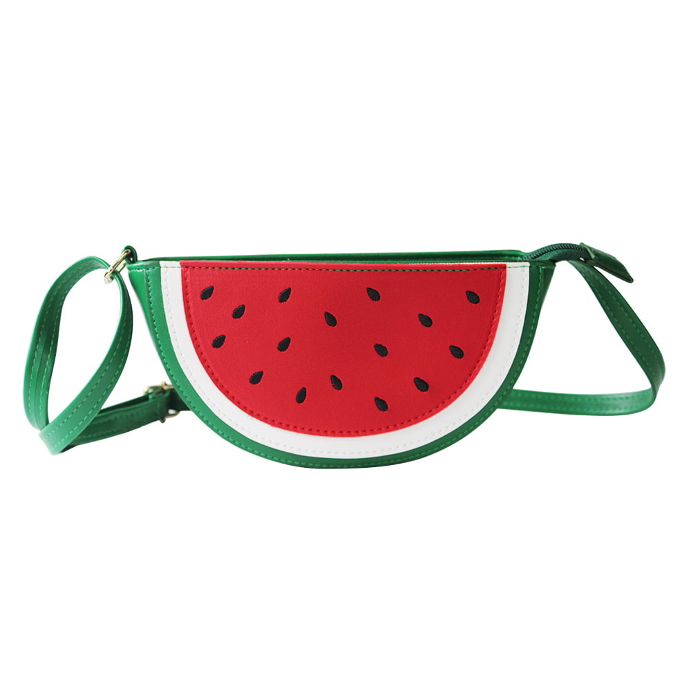 4079 Watermelon Slice Shaped PU Crossbody Bag