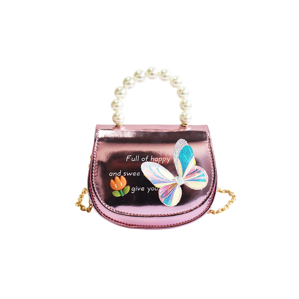 4097 Multicolor Sweet Style Pearl Hand Chain Handbag