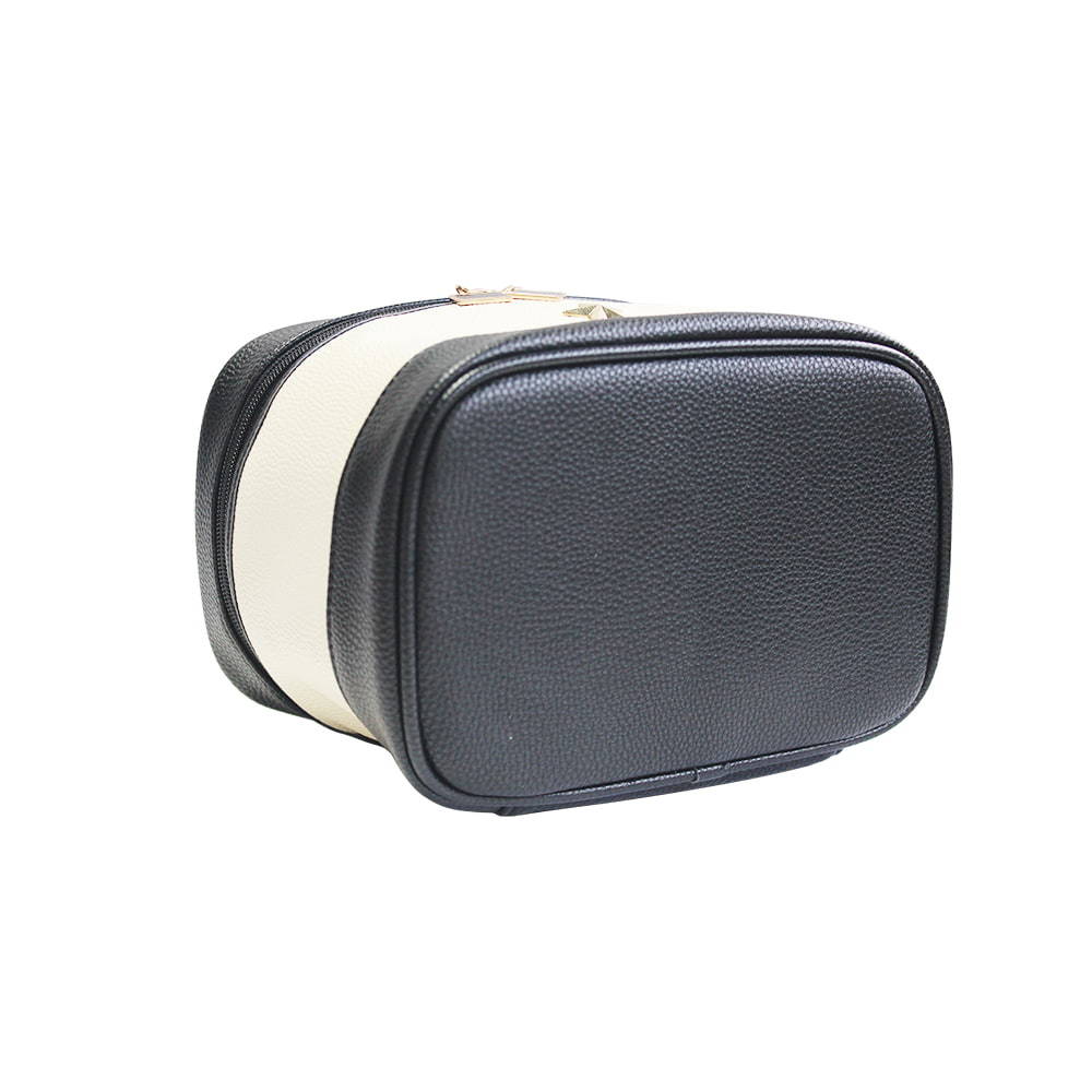 4650 Portable Women Travel Leather Cosmetics Storage Case