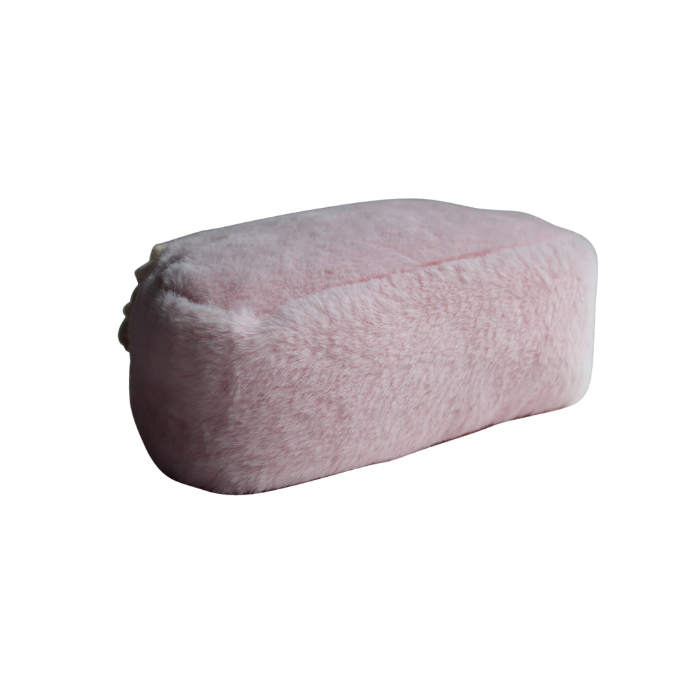 BD-GM11 Pink Soft Faux Plush Fur Women Tote Handbag
