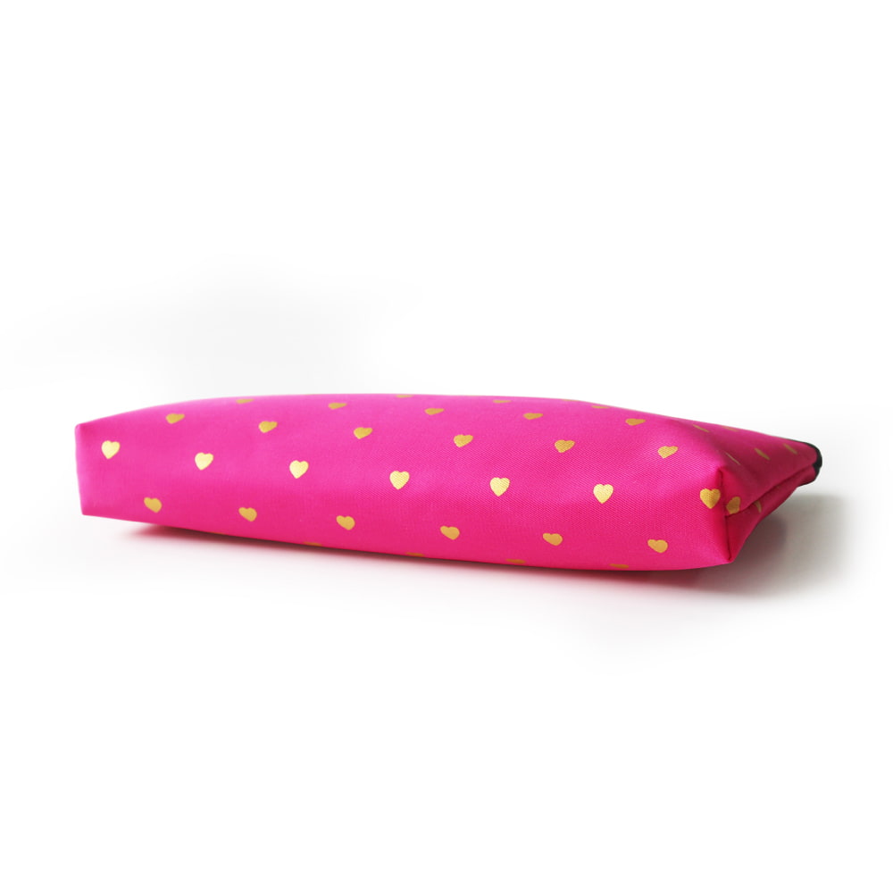 330 Love Heart Print Multipurpose Travel Makeup Bag