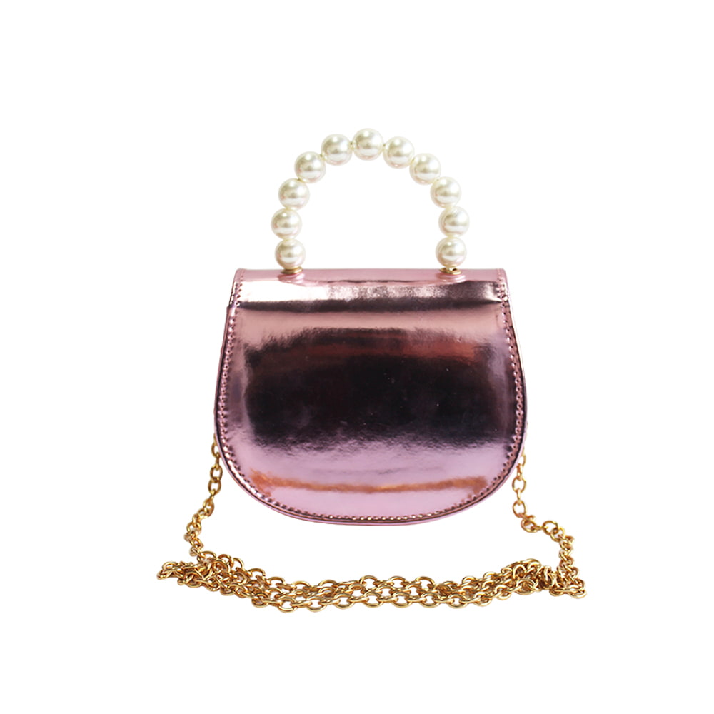 4097 Multicolor Sweet Style Pearl Hand Chain Handbag