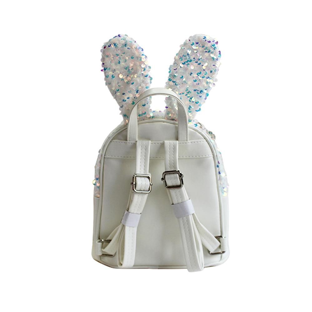 4051-1 Bunny Sequin Backpack Bags for Girls Stylish