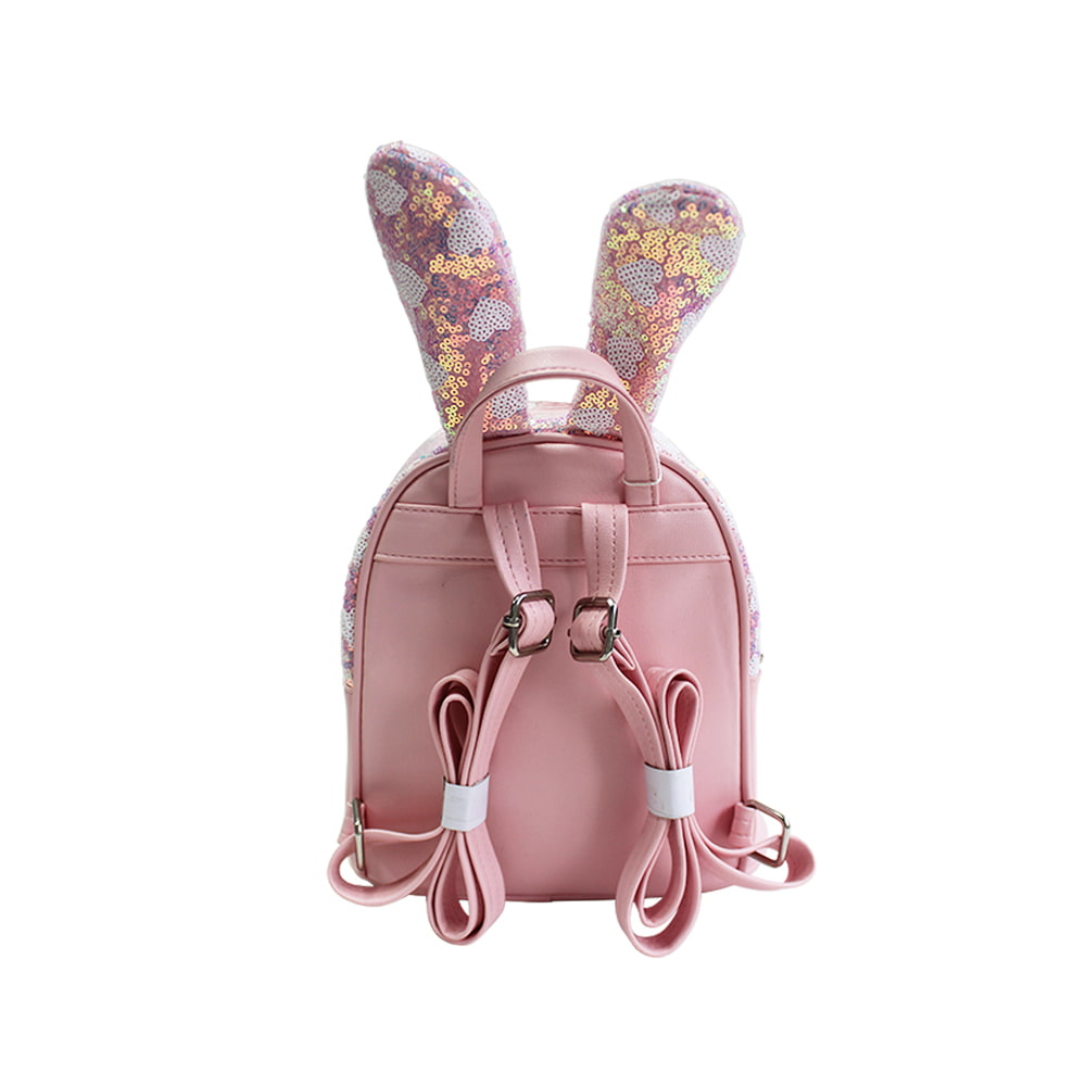 4501-Love Multicolor Sequin Bunny Elementary School Bag