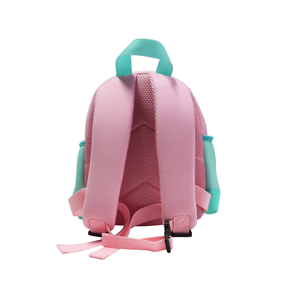 4081 Pink Cartoon Girls Travel School Backpack Bag