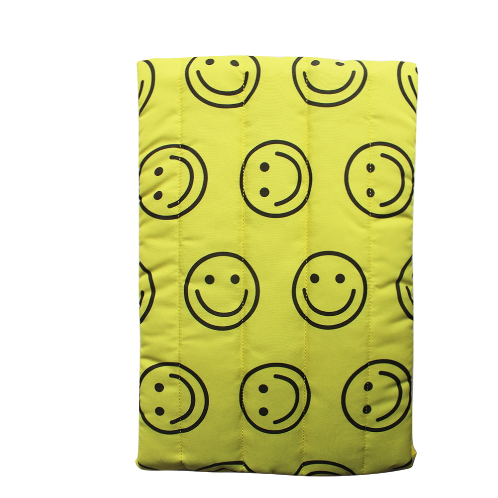 4731 Happy Yellow Print Large Capacity Makeup Travel Bag