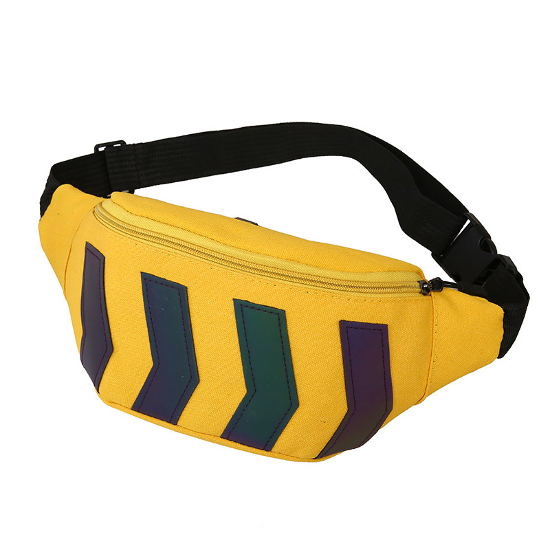 BD-GM22 5 Colors Kids Canvas Waist Bag with Earphone Hole