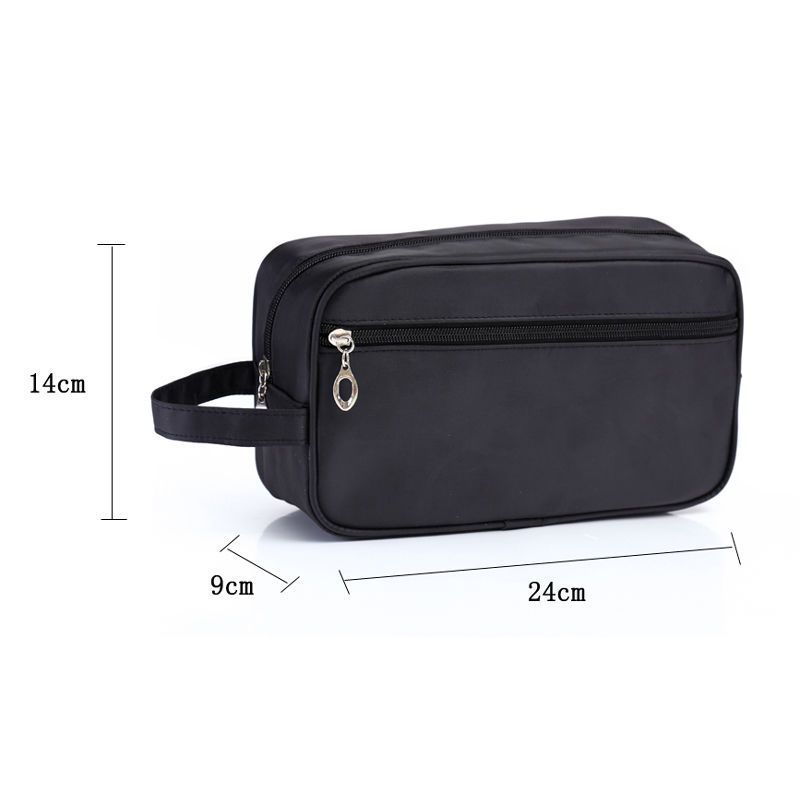 4643 Black Waterproof Men Travel Cosmetic Storage Bag