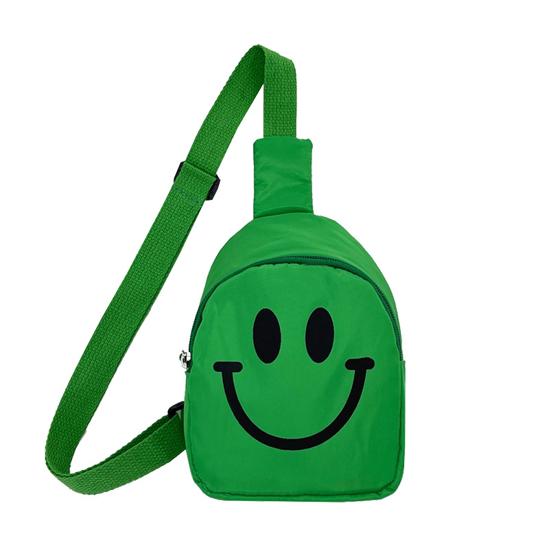 BD-GM20 Waterproof Cute Smile Face Print Kids Waist Bag