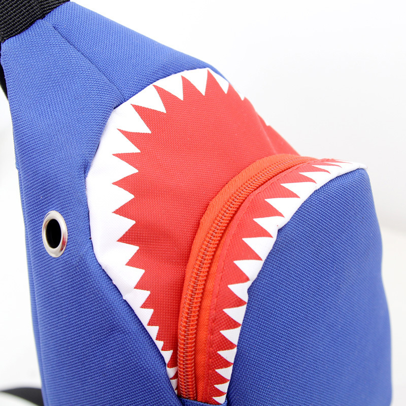 BD-GM23 Cute Cartoon Shark Mouth Chest Bag for Children