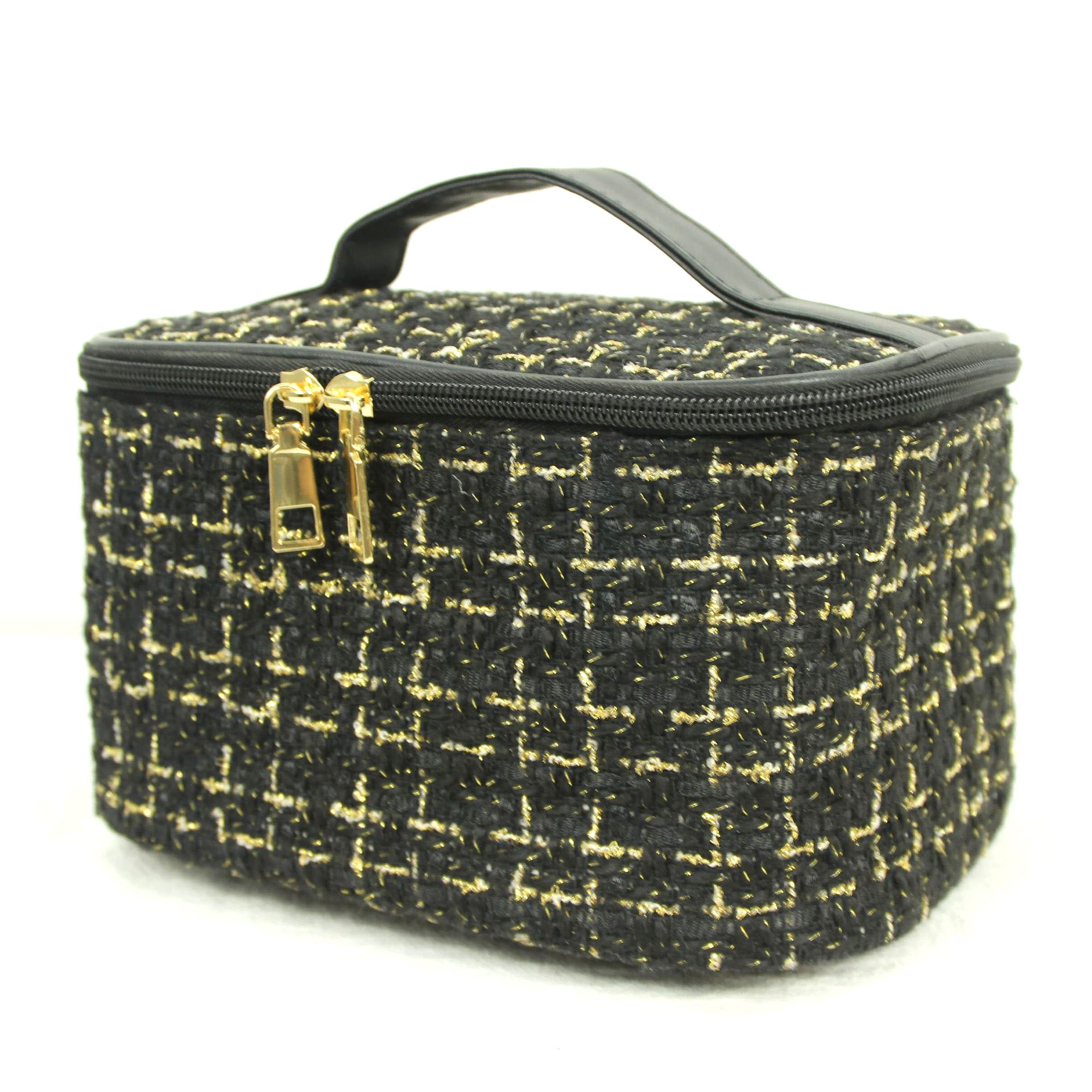 BD-GM122 Large Knitting Style Travel Toiletry Bag with Handle