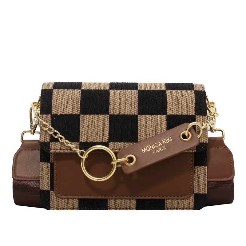 BD-GM140 Checkerboard Versatile Chain Women Crossbody Bag