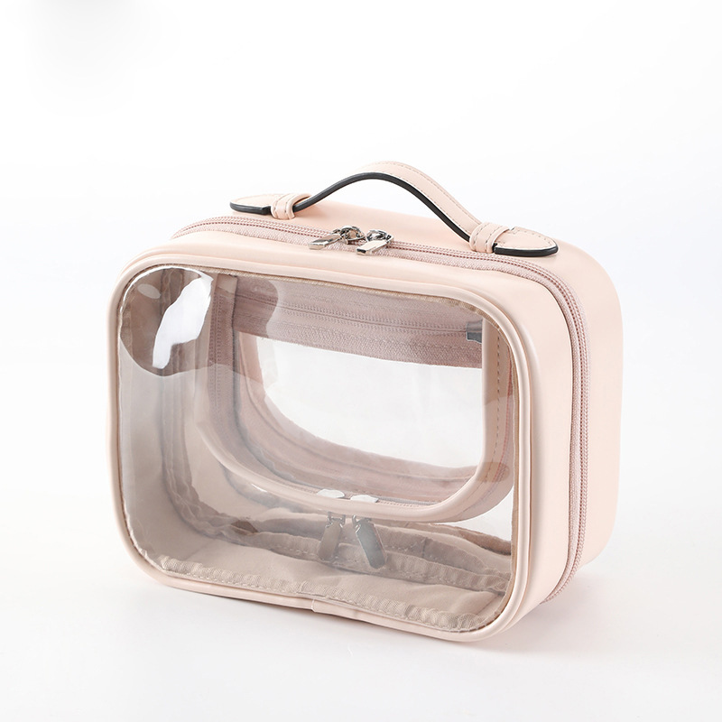 BD-GM124 Waterproof Transparent Travel Zipper  Toiletry Bag