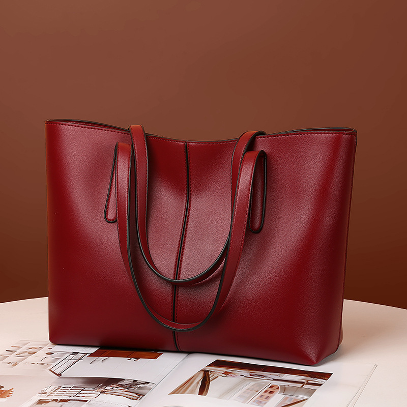 BD-GM145 Simple Versatile PU Leather Women Tote Handbag