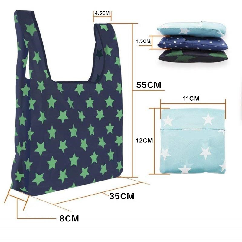 BD-GM169 Waterproof Reusable Foldable Shopping Grocery Bag