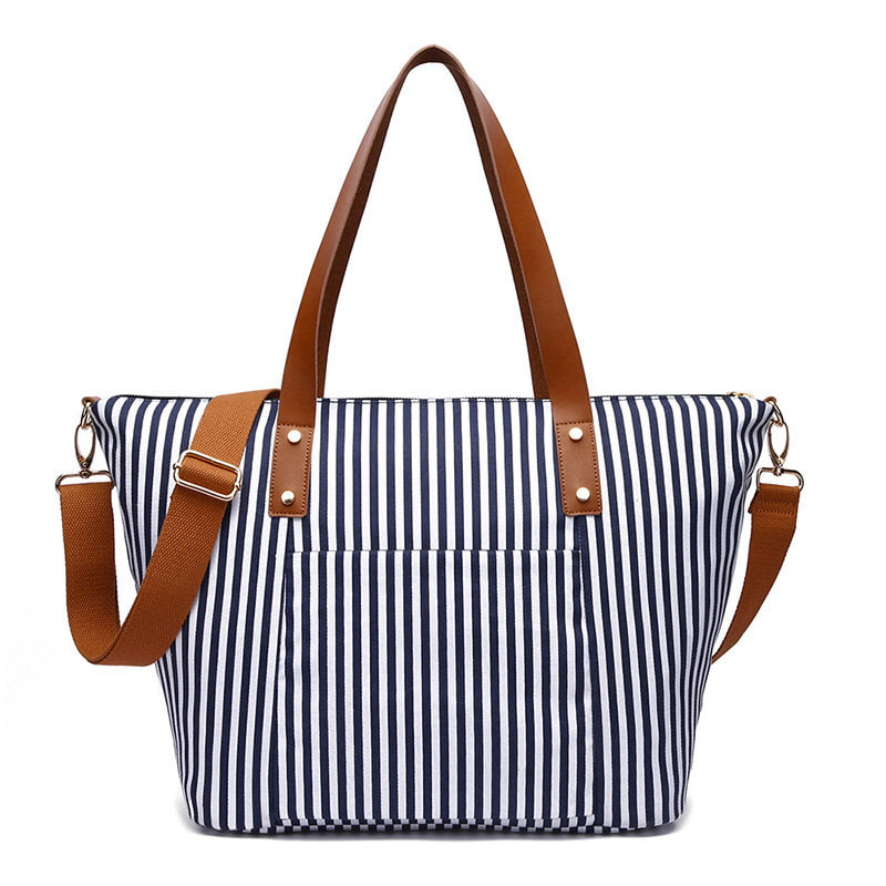 BD-GM36 Large Capacity Stripe Women Beach Shoulder Bag