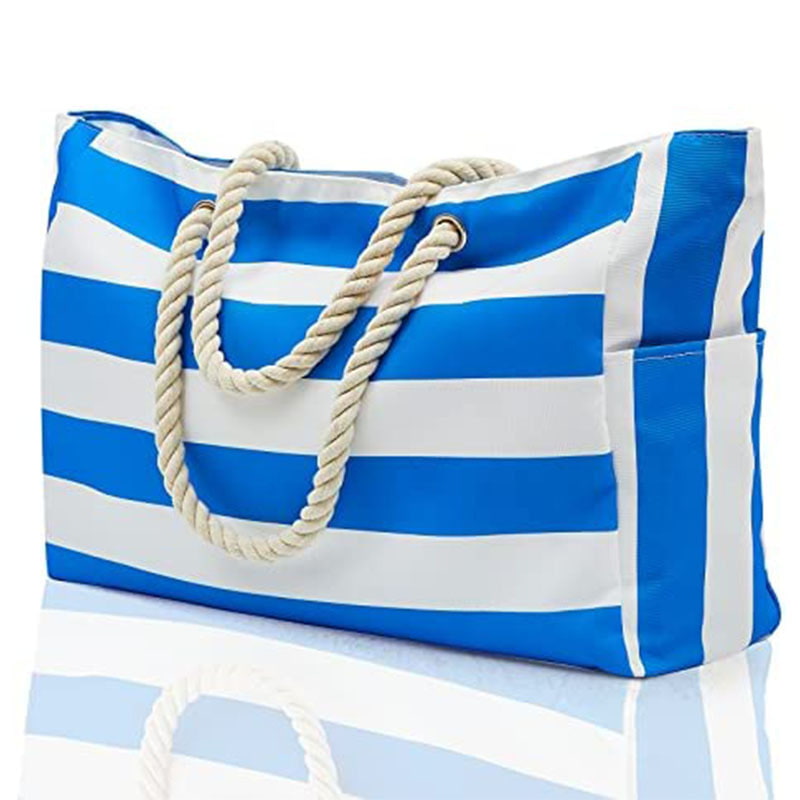 BD-GM37 Fashion Portable Striped Summer Beach Tote Bag