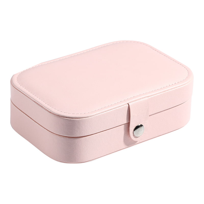 BD-GM51 PU Leather Portable Double Layer Travel Jewelry Box