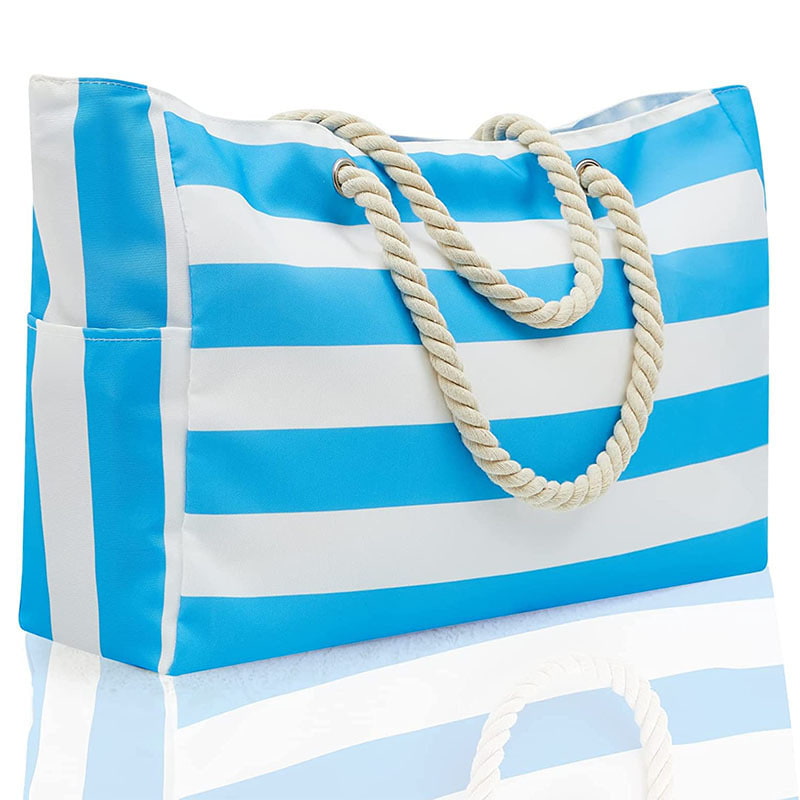 BD-GM37 Fashion Portable Striped Summer Beach Tote Bag