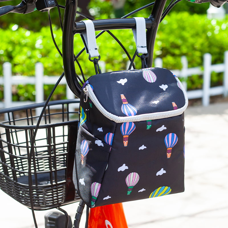 BD-GM79 Multicolor Cartoon Print Bike Handlebar Storage Bag