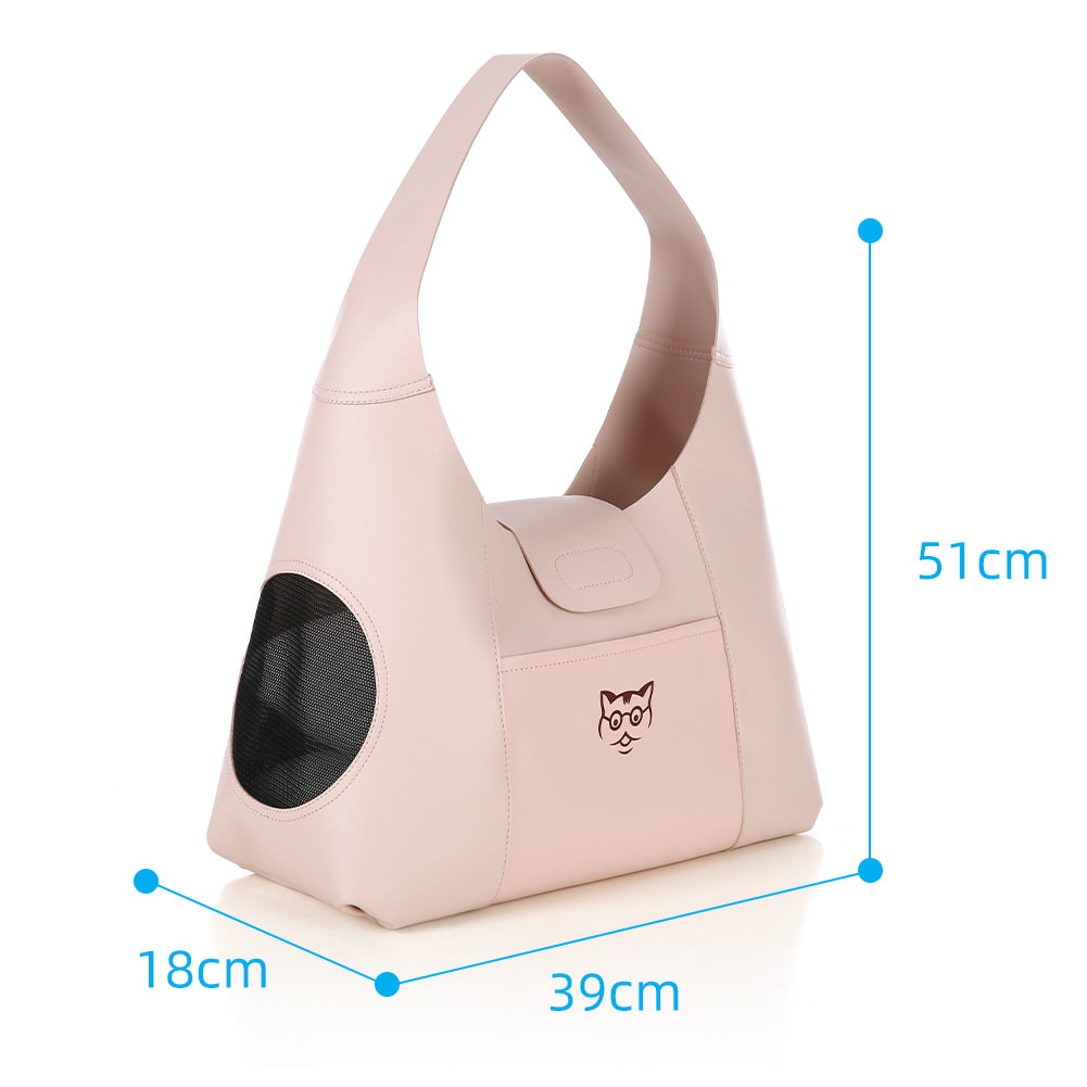 BD-GM64 Summer Foldable Breathable PU Leather Pet Carrier Bag