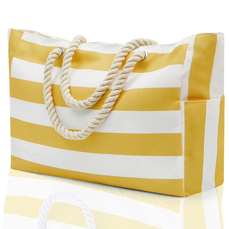 BD-GM37 Fashion Portable Striped Summer Beach Tote Bag